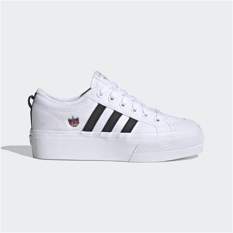 adidas nizza weiß leder|adidas Nizza Platform Shoes .